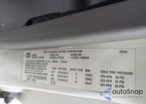 2006 Chevrolet Colorado Work Truck из США, поврежденный, VIN 1GCDT198768259425